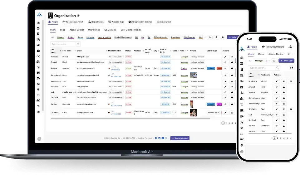 Aviatize — Manutenção de Aeronaves e Drones