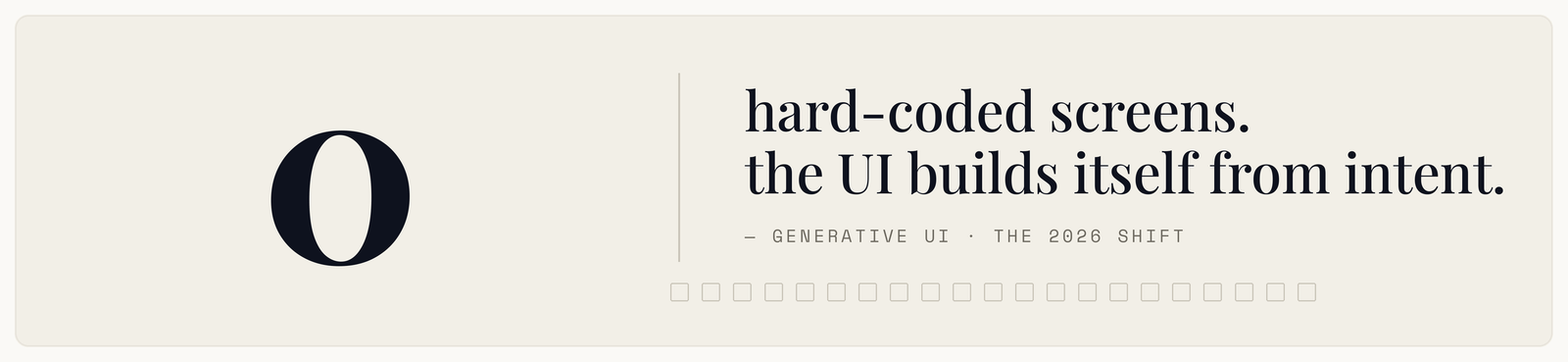 Generative UI: The Mobile Trend That Builds Screens on the Fly