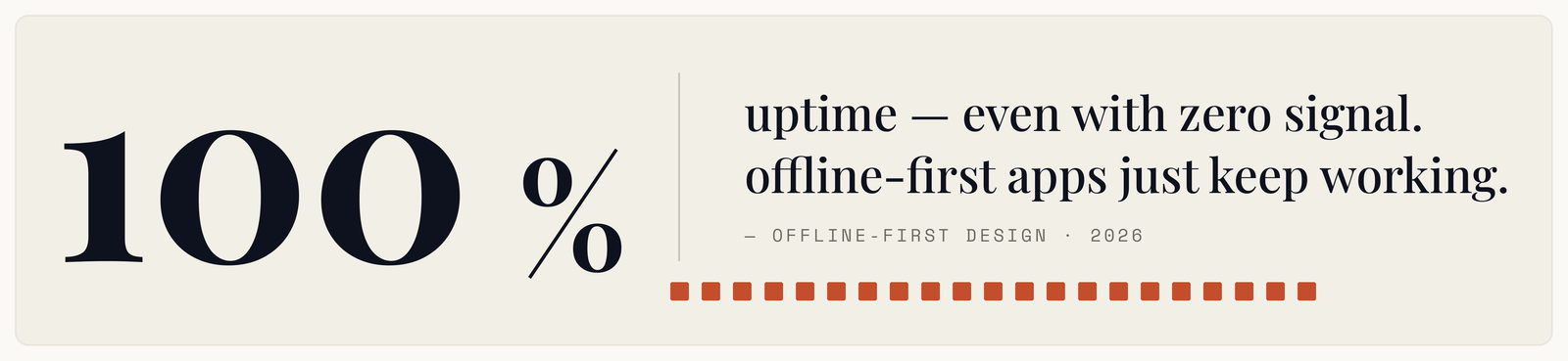 Offline-First Apps: Why the Best Mobile Apps Work Without Signal