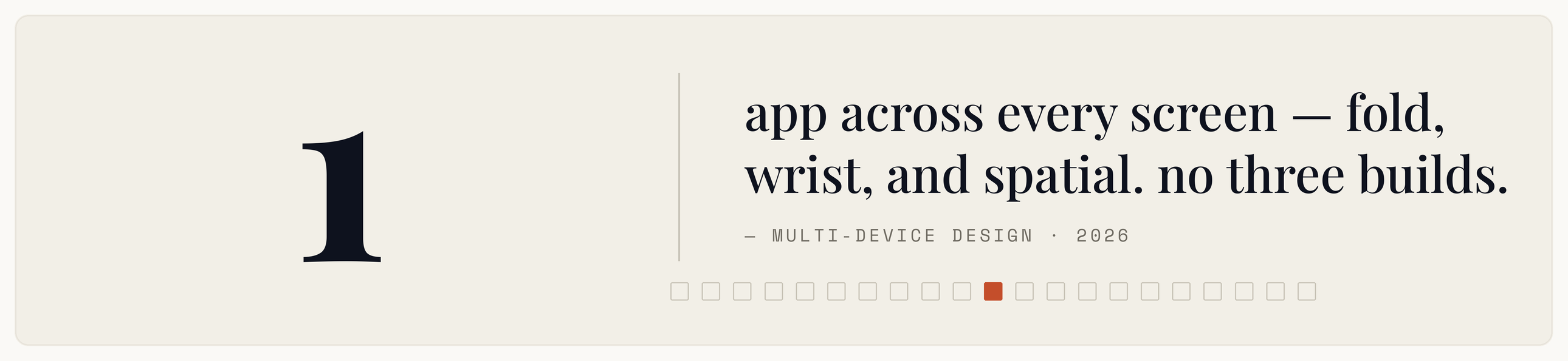 Foldables, Wearables und Spatial: Apps für neue Hardware entwerfen