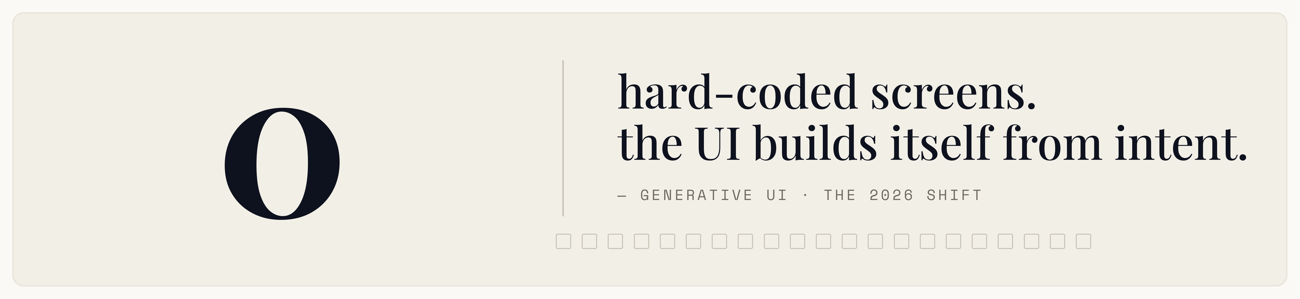 Generative UI: The Mobile Trend That Builds Screens on the Fly
